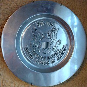 Wilton pewter plate collectible USA addition